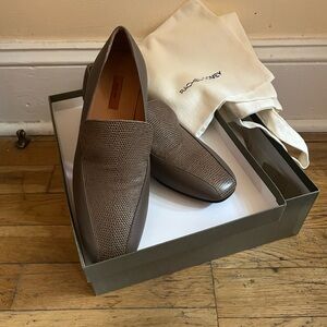 Rachel Comey Taupe Textured Loafers